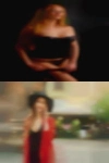Nude woman skirts night life